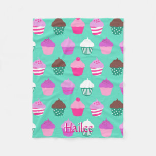 Cupcakes fleece blacket blanket