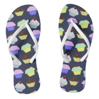 Cupcakes Flip Flops