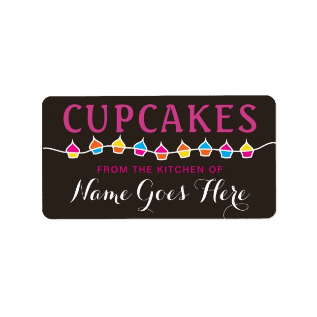 CUPCAKES from the kitchen of stickers (Front)
