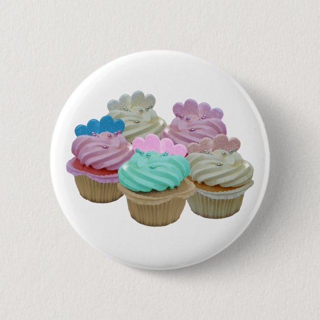 Cupcakes Galore! 6 Cm Round Badge (Front)