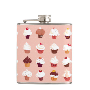 Cupcakes Hip Flask