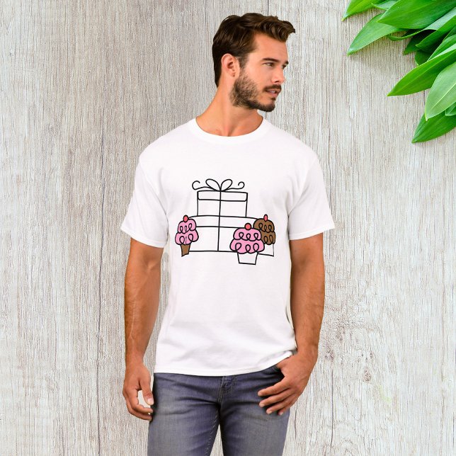 Cupcakes Illustration T-Shirt (Creator Uploaded)