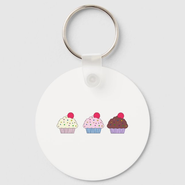 Cupcakes Key Ring (Front)