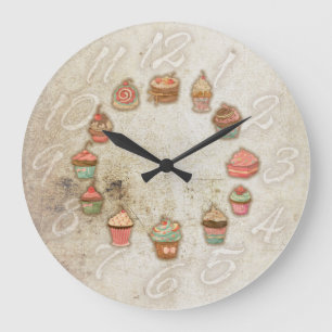 CupCakes Large Clock