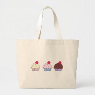 Cupcakes Large Tote Bag