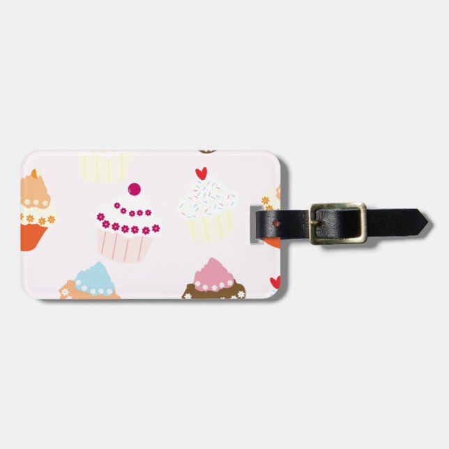 Cupcakes Luggage Tag (Front Horizontal)