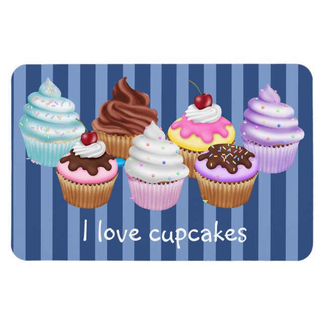 Cupcakes Magnet (Horizontal)