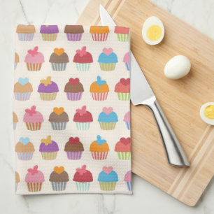Cupcakes Microfiber Kitchen Towel