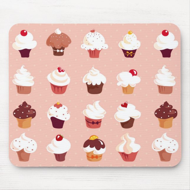 Cupcakes Mouse Pad (Front)