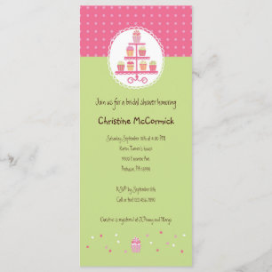 Cupcakes on a Stand Invitation