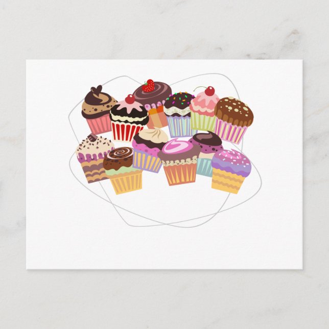 Cupcakes paradise postcard (Front)