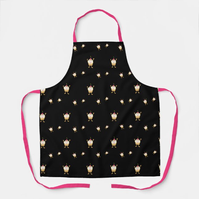 Cupcakes pattern apron (Front)