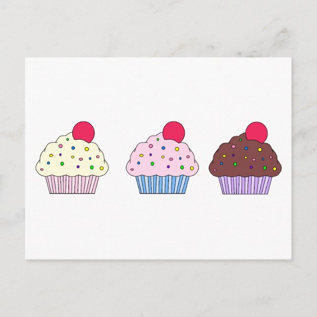 Cupcakes Postcard (Front)