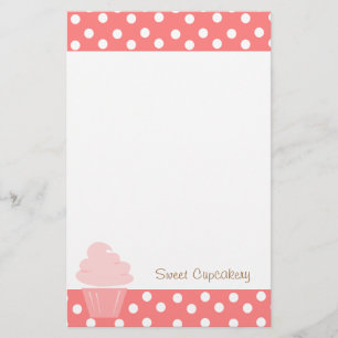 Cupcakes Shaping Up Nicely Stationery