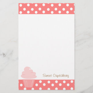 Cupcakes Shaping Up Nicely Stationery