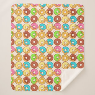 Cupcakes Sherpa Blanket