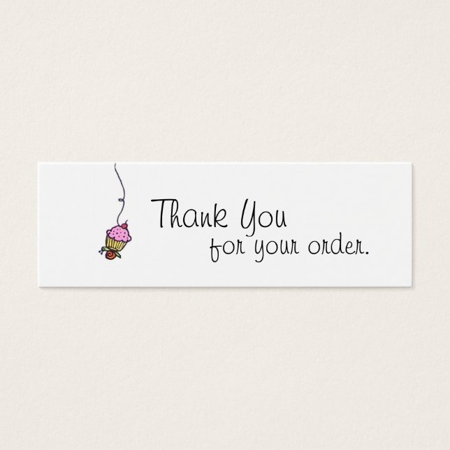 Cupcakes Thank You Tag (Front)