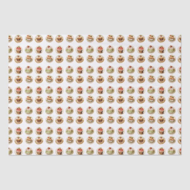 Cupcakes Tissue Paper (Front)