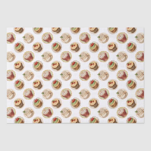 Cupcakes Tissue Paper (Front)