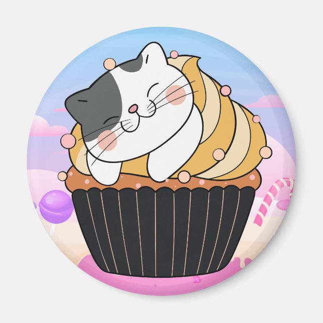 Cupcat Magnet (Front)