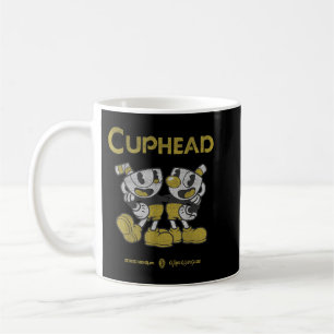 Cuphead And Mugman Best Buds Gold Suits Coffee Mug