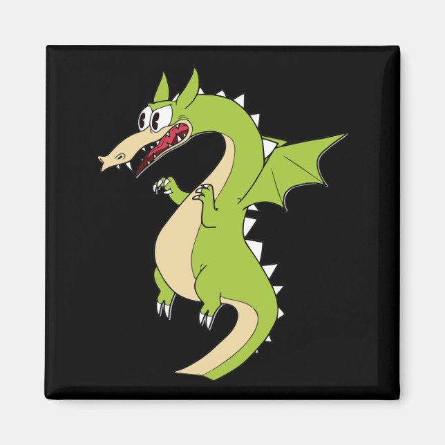 Cuphead Dragon (grim Matchstick) Sticker  Magnet (Front)