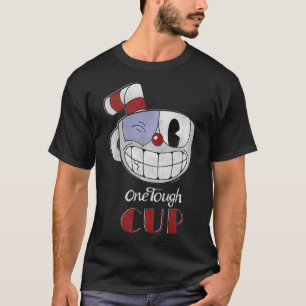 Cuphead One Tough Cup Black Eye Wink Premium  T-Shirt