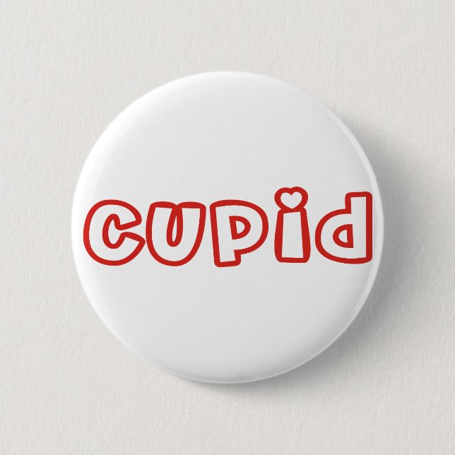 Cupid 6 Cm Round Badge (Front)
