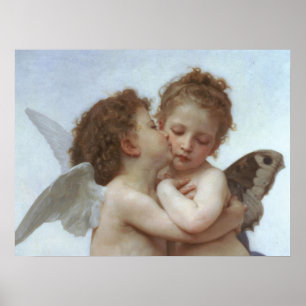 Cupid and Psyche as Children Poster