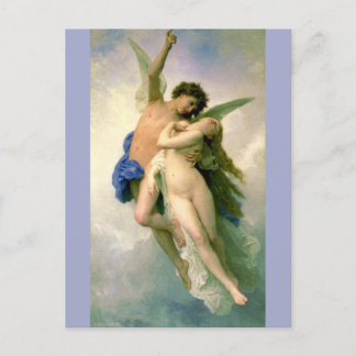 Cupid and Psyche by Bouguereau Postcard