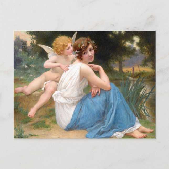 Cupid and Psyche by Guillaum Seignac Postcard (Front)