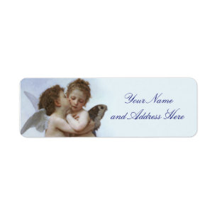 Cupid and Psyche Return Address Label