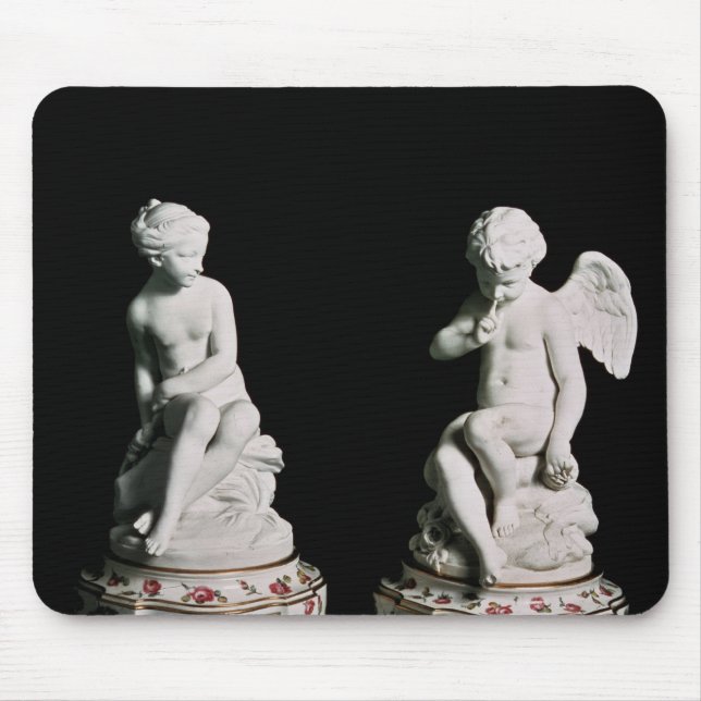 Cupid and Psyche, Sevres group, 1758 Mouse Pad (Front)