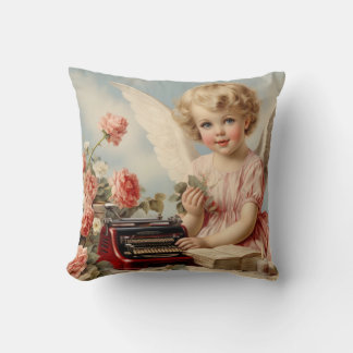 Cupid Angel write a love letter Cushion