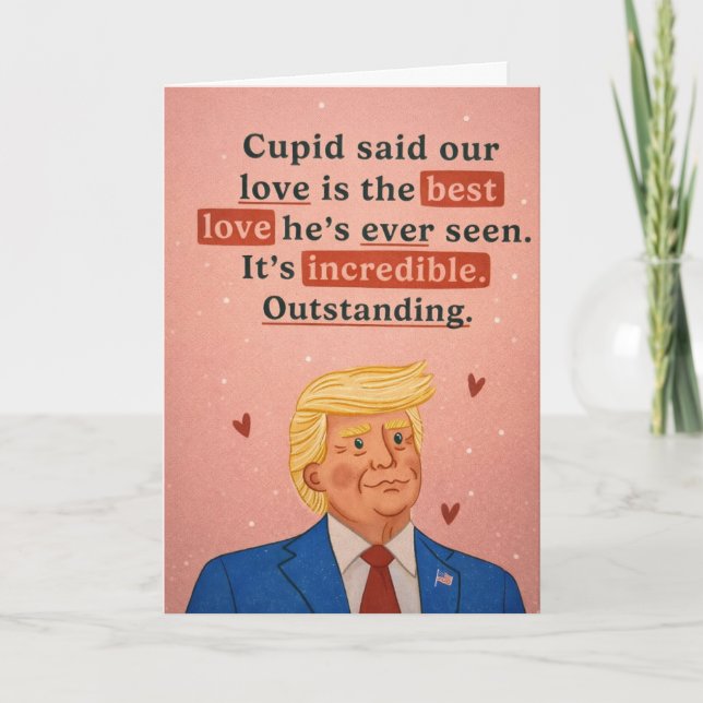 Cupid Approved  Holiday Card (Front)