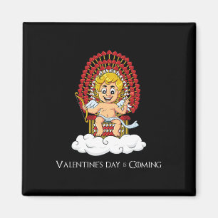 Cupid Arrows Throne Valentines Day Fun Boys Girls Magnet