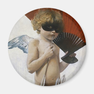 Cupid at the Masked Ball Magnet
