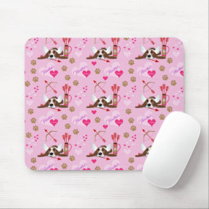 Cupid Basset Hound   Mouse Pad