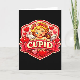Cupid Blonde Valentine  Card