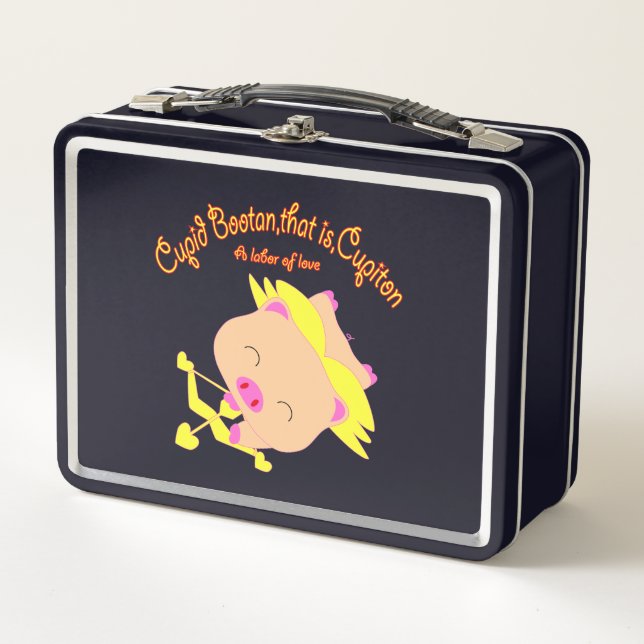Cupid Bootan Metal Lunch Box (Front)