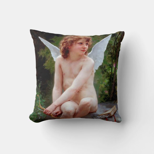 Cupid, Bouguereau Cushion (Front)