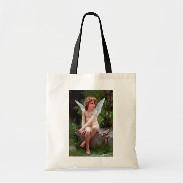 Cupid, Bouguereau Tote Bag (Front)