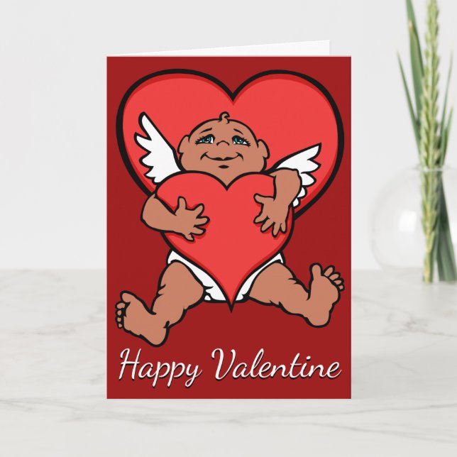 Cupid Cards Custom Valentines Greetings Card (Front)