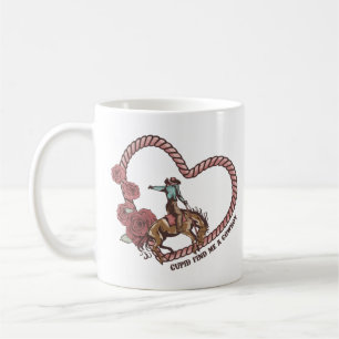 Cupid Find Me A Cowboy Coffee Mug