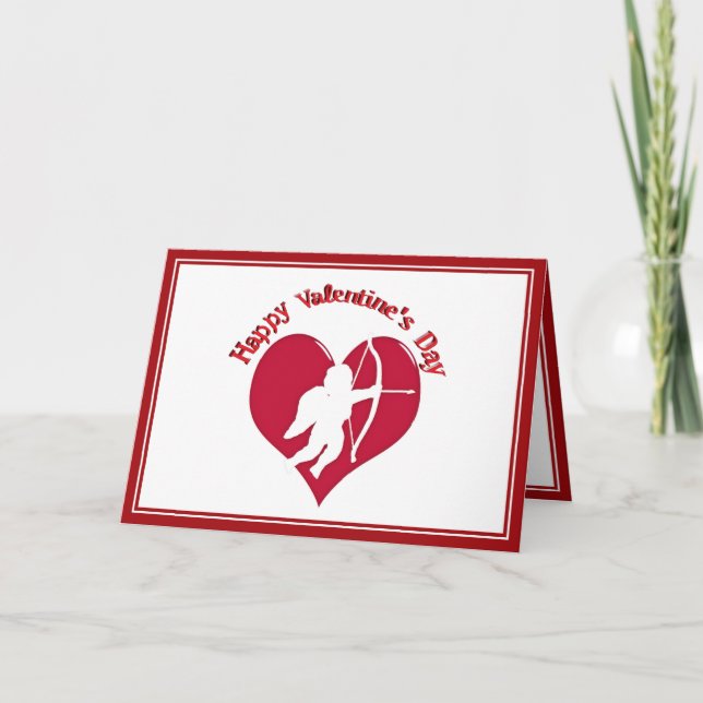 Cupid for Valentine's Day Holiday Card (Front)