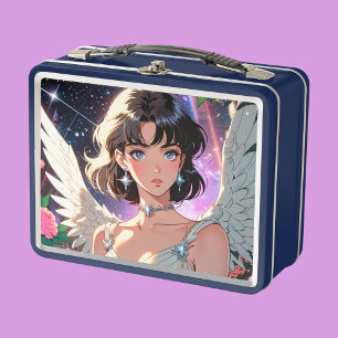 Cupid Girl Metal Lunchbox