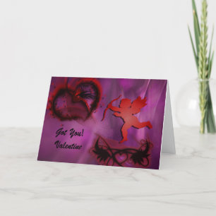 Cupid Has it Right on Valentine's Day Holiday Card