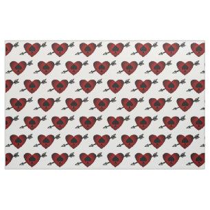 Cupid Heart Black Spade Thunder_Cove Fabric