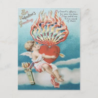 Cupid Heart Fire Kaleidoscope