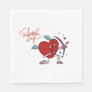 CUPID HEART NAPKIN